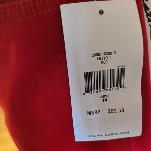🌺Final Price🌺Red Lauren Ralph Lauren Premier Straight Corduroy Jeans - Picture 10 of 12